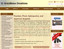 Tablet Screenshot of graystonecreations.com